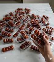 بكج تمر خلاص مغلف 5 تمرات - 9 كرتون + كرتون هدية