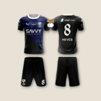 طقم الهلال اللاعبين الاسود 23-24