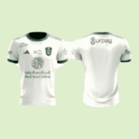 تيشيرت نادي الأهلي الابيض 23-24 من النرجس