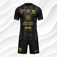 طقم نادي الاتحاد السعودي 2026 الأسود والذهبي