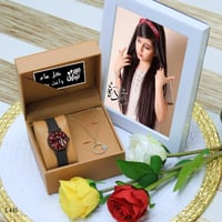 طقم ساعة بناتي فاخرة بتصميم شخصي