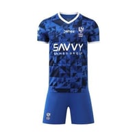 طقم نادي الهلال الازرق الاساسي الجديد2025