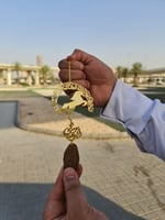 تعليقة سيارة استوداعية مع حصان بالاسم