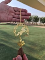 تعليقة سيارة استوداعية مع حصان بالاسم