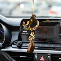 تعليقة سيارة استوداعية مع حصان بالاسم