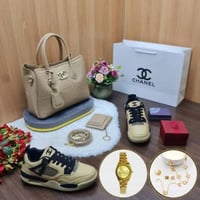 بوكس هديه نسائيه طقم شنطة وحذاء فاخر ومثالي