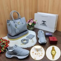 بوكس هديه نسائيه طقم شنطة وحذاء فاخر ومثالي