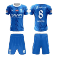 طقم الهلال الازرق الأساسي 23-24 من النرجس