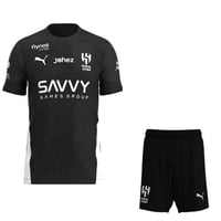 طقم الهلال تمارين اللون الاسود25-26 تيشيرت مع شورت