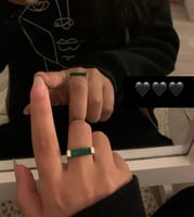 خاتم فضة فاخر للرجال والنساء محفور بالاسم أو التار...