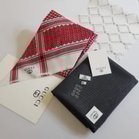 بوكس غوتشي رجالي فاخر مع شماغ وقماش بتغليف أنيق