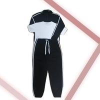 طقم رياضه كحلي 3 قطع قطني