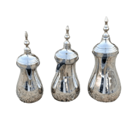 طقم دلال رسلان الاصلي فضي 3 حبه