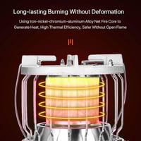 دفاية غاز متنقلة مع موقد