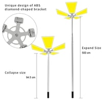 لمبة سنارة 5 شريحة مع شنطة FR-05 COB