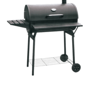 شواية حدائق مع طاولة أمامية ورف جانبي