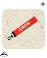 تعليقة كرو باللون الأحمر والأبيض