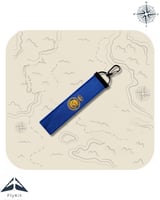 تعليقة نادي النصر أزرق وذهبي