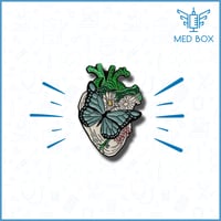 بروش قلب فراشة