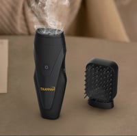 مبخر متنقل قابل للشحن بدون فحم مع اكسسوار للشعر