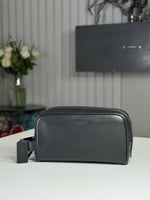 كوتش سمول ترفل كت اسود جلد طبيعي