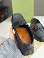 لوفر رسمي قوتشي سجنشر انترلوك Gucci Square Toe Lea...