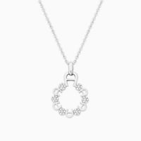 سلسلة اجنر باللون الفضي مرصعة باحجار سوارفسكي Aign...