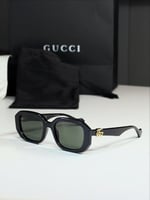 جوتشي ايتالين مجك GUCCI BLACK Rectangular frame su...
