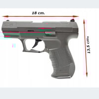 مسدس c23A خرز حديد كامل محاكي للواقعي