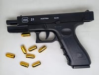 مسدس جلوك اسود محاكي للواقع بلاستيك مقوى