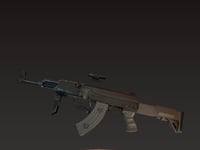 Ak-12 رشاش اوربيز بليزر شكل واقعي