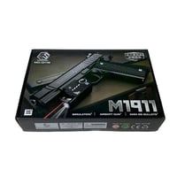 مسدس M1911 خرز ٦ مل حديد و بلاستيك مع مسافة وليزر٦...