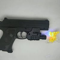 مسدس خرز ربع بلاستك مع ليزر وكشاف 6 مل