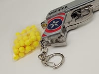 ميدالية مسدس خرز حديد AMERICA