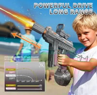 مسدس ماء كهرباء مزود باضاءه