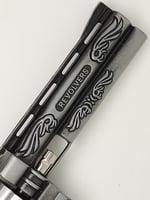 مسدس محاله ربع حديد كامل اسود رمادي