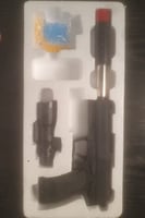 بندقية خرز مائي وصلب مع كاتم