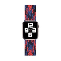 سوار ساعة ابل قماش اسود احمر كحلي وي وو 40-38 M