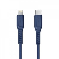 يونيك كيبل لايتننق تايب سي 18 واط ازرق 1.2 متر مقا...