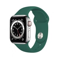 سير ساعة ابل سيلكون مقاس 44/42 أخضر