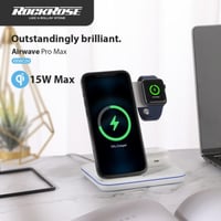 روكروز شاحن لاسلكي 3 في 1 ابيض