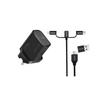 بروميت شاحن حائط 20 واط تايب سي + سلك متعدد الوضائ...