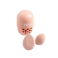 اسفجة دمج مكياج مع حافظة واقيه من كاتيا - قطعتين