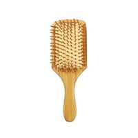 فرشاة شعر من الخيزران الطبيعي مضادة للكهرباء الساك...