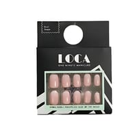 أظافر صناعية لصق ذاتي لون وردي 27 من لوكا