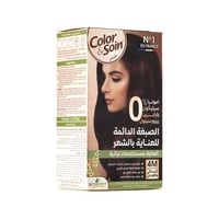 صبغة شعر خالية من الأمونيا كستنائي ماهوجني 4M من ك...