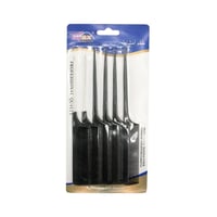 مجموعة أمشاط شعر سنون ضيقة أسود 6 أمشاط من ماكس ال...