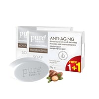 صابونة مضادة للتجاعيد من بيور بيوتي 70 جم – 1+1 مج...