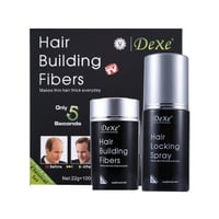 بودرة تكثيف الشعر مع بخاخ تثبيت الشعر من الفراغات...