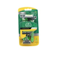 مكينة حلاقة 3 شفرات 4 قطع من جيليز